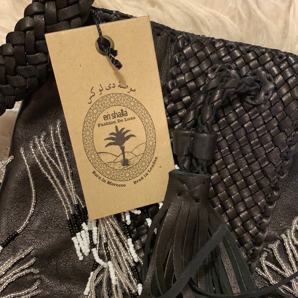 Free People x Enshalla Beaded Bucket Bag - Picture 12 of 17